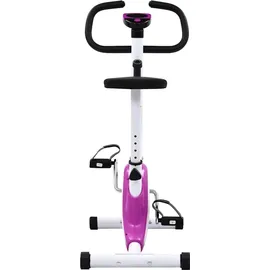 vidaXL Heimtrainer inkl. Riemenantrieb lila/weiß