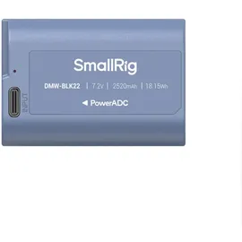 SmallRig DMW BLK22 (Kamera Akku), Kamera Stromversorgung, Blau