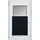 probath Thermo Wabenplissee 105 x 105 cm Fenstergröße (Velux) grau/schwarz