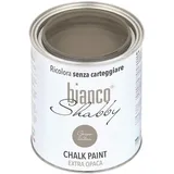 bianco Shabby® Grigio Tortora (Taubengrau) - (1 Liter) Chalk Paint Kreidefarbe auf Wasserbasis für alle Oberflächen – geruchsneutral, einfach zu verarbeiten, extra matt
