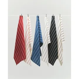 HAY Outdoor Market Tea Towel Set - black|beige - schwarz-beige,