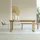Tikamoon Esszimmertisch 180 x 76 x 95 cm beige