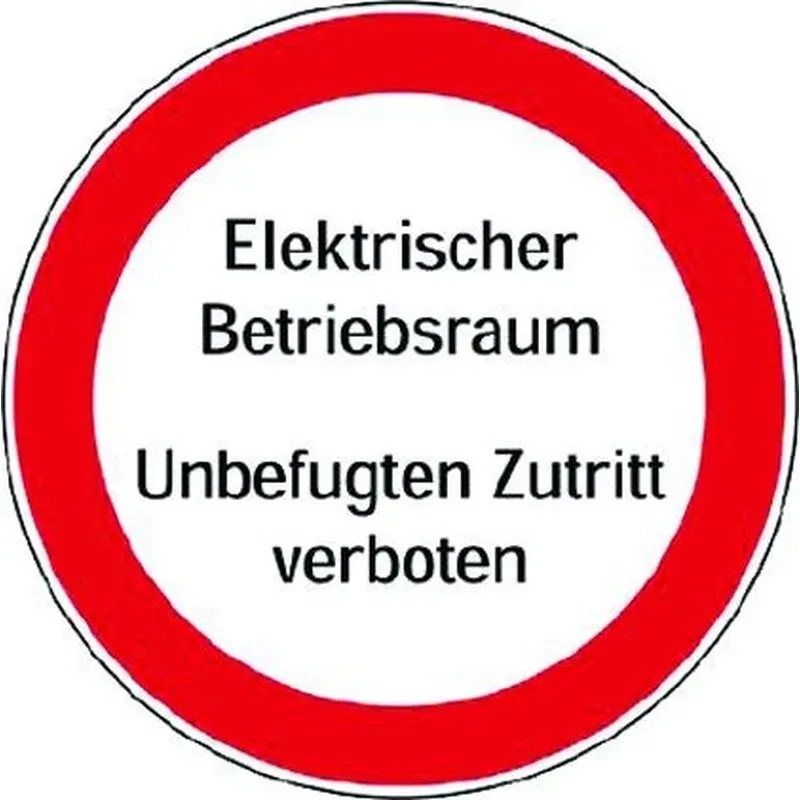 Klar Sicherheitskennzeichnung 7204/62