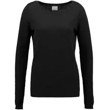 Vero Moda Rundhalspullover »VMCARE STRUCTURE LS O-NECK BLOUSE«, aus Bio-Baumwolle Vero Moda black