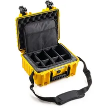 B&W International B&W Photo Set Case Typ 3000 mit Photo Bag gelb