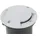 LINDBY LED Bodeneinbauleuchte Nandita Aluminium Ø 10 cm 1-flammig grau