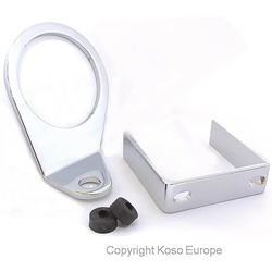 KOSO-houder voor 55mm D-type instrumenten, zilver