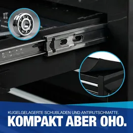 ntg nutzfahrzeug technik gmbh (32457 porta westfalica) Werkstattwagen Stahl schwarz 4 Schubladen bestückt