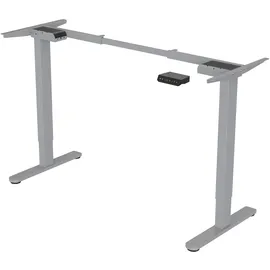 Svita DOBON Schreibtisch-Gestell elektrisch für Tischplatte höhenverstellbare Tischbeine Memory-Funktion Doppel-Motor Metall Grau