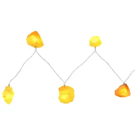 GLOBO LED Lichterkette Salzkristalle 165x4x4 cm Warmweiß