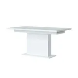 Sconto Wójcik Esstisch Campania 160/200 x 90 cm Dekor Weiß
