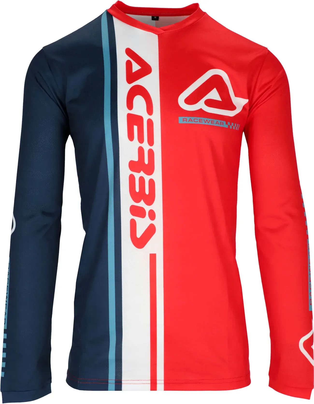 Acerbis J-Track Connection, maillot - Rouge/Bleu Foncé/Blanc - XL