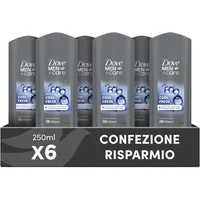Dove Men+Care Duschgel 3-in-1 6 x 250 ml