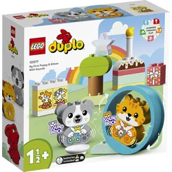LEGO DUPLO 10977 Mein erstes Hündchen & Kätzchen – mit Ton