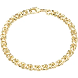 Firetti Armband »Schmuck Geschenk Armschmuck Armkette Achterkette«, Made in Germany Firetti gelbgoldfarben
