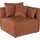 otto home Sofa-Eckelement OTTO HOME "Nöre", braun (cognac), B:90cm H:74cm T:90cm, Samtoptik (100% Polyester);Struktur (100% Polypropylene);Luxus-Microfaser Lederoptik (100% Polyester);Struktur fein (100% Polyester);Webstoff (100% Polyester);Baumwoll-/Leinenmix (60%