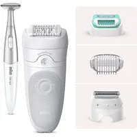 Braun Silk-épil 5 5-825 weiß/grau