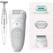 Braun Silk-épil 5 5-825 weiß/grau