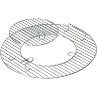 Vevor Grillrost Feuerrost 53 cm + 29 cm (Innengrill), Eisen Feuerschalen Runder Grillrost Kettle Holzkohlegrill Zubehör Grill-Aufsatz, Camping Grillgitter Geeignet für Terrasse, Partys, Reisen, Parks