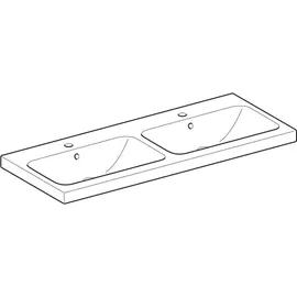 Geberit iCon Light Doppelwaschtisch 120 x 48 cm