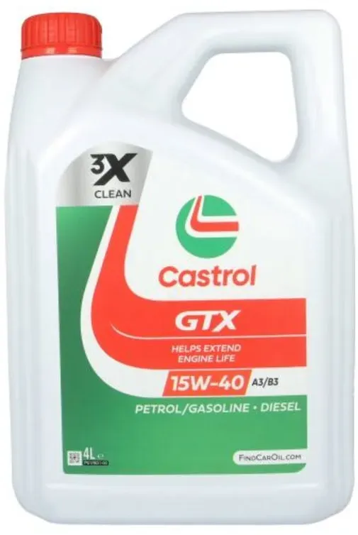 Olio motore CASTROL 15F628 GTX 15W40 4L