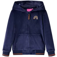 vidaXL Kapuzenjacke Marineblau 128