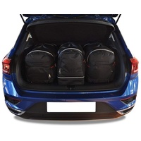 KJUST Dedizierte Kofferraumtaschen 3 stk kompatibel mit VW T-ROC I 2017+ CarBags