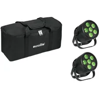Eurolite Set 2x LED Silent Par 6 QCL Floor