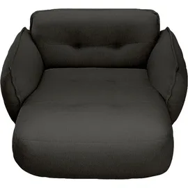 BeType Chaiselongue Couch Polyester 2-Sitzer Grau