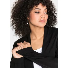 sheego Strickjacke schwarz