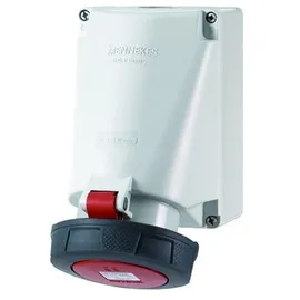 Mennekes CEE-Steckdose 5p 63A 6h 400V/rt 136A IP67 Aufputz Schraubkl Kunststoff