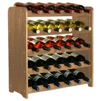 Proregal Weinregal 61,6 x 63,2 x 26,5 cm Braun