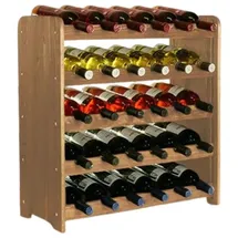 Proregal Weinregal 61,6 x 63,2 x 26,5 cm Braun