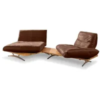 KOINOR Ecksofa Marilyn Leder Beige Muskat