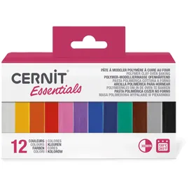 Cernit CEASS001C Modelliermasse 12 Farben