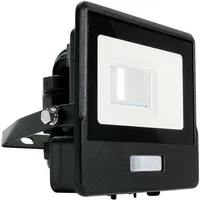 V-Tac LED Projector 10W Pir Sensor Schwarz