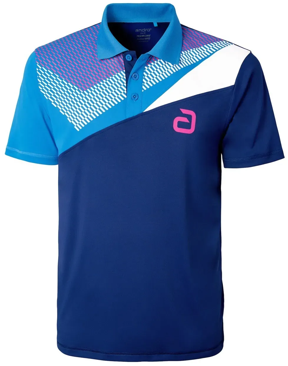 andro Shirt Lavor dunkelblau/blau 140 - 140