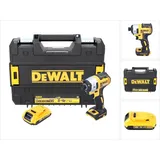 DeWalt DCF 887 NT Akku Schlagschrauber 18 V 205 Nm 1/4" Brushless + 1x Akku 2,0 Ah + TSTAK - ohne Ladegerät