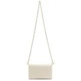 Seidenfelt Manufaktur Hamneda Umhängetasche Synthetik Beige/White