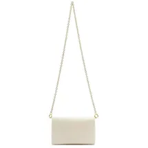 Seidenfelt Manufaktur Hamneda Umhängetasche Synthetik Beige/White