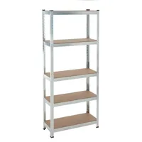 Estexo Lagerregal Steckregal Werkstattregal Kellerregal Schwerlastregal - Silber