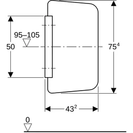Geberit Urinaltrennwand (115211TD1)