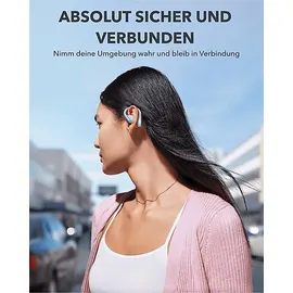 Soundcore BY ANKER AeroFit, Open-ear Kopfhörer Bluetooth Zartblau