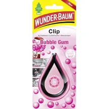WUNDER-BAUM Lufterfrischer Clip I Langanhaltender Duft im Auto oder zu Hause I Bubble Gum I 1 Stück,
