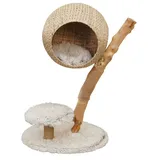 dehner lieblinge Ava Kratzbaum 58 x 83 cm beige/weiß