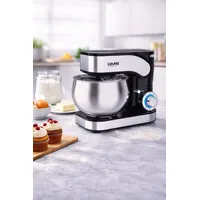 DMS Küchenmaschine Knetmaschine Farbe: Schwarz, 6 Liter, 1600 W, Rühren KM-1600B