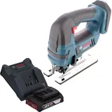 Bosch GST 18V-Li B Professional Stichsäge 18 V + 1x Akku 2,0 Ah + Ladegerät