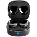 Grundig True Wireless Bluetooth Kopfhörer - 5 Stunden Spielzeit - USB C Aufladung - Schwarz