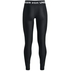 Under Armour HeatGear Armour Leggings Mädchen 001 black/white XL 160-170 cm