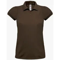 B&C - Heavymill Damen Fine Piqué Poloshirt - Brown / XS